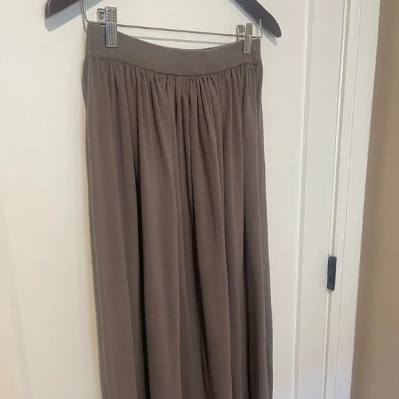 Demylee A-Line Skirt in Dark Taupe - Picture 3 of 5